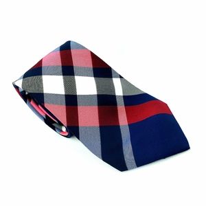 Express Cross Pattern Tie (red, white, blue)